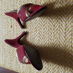 Maroon heels